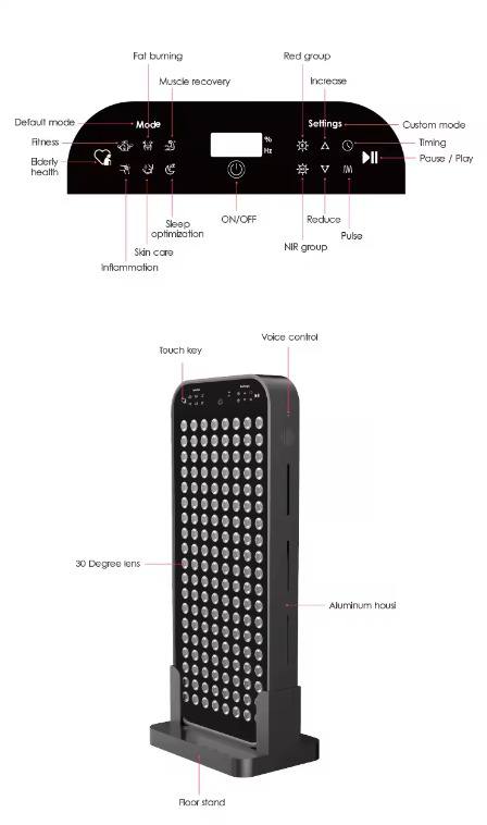 Phenix Red Light Therapy Extra Strength Panel
