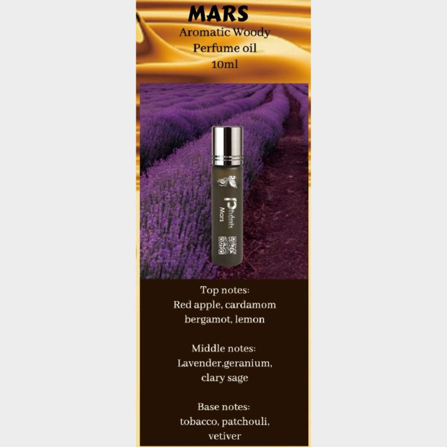 Oil Perfume For Men - Mars
