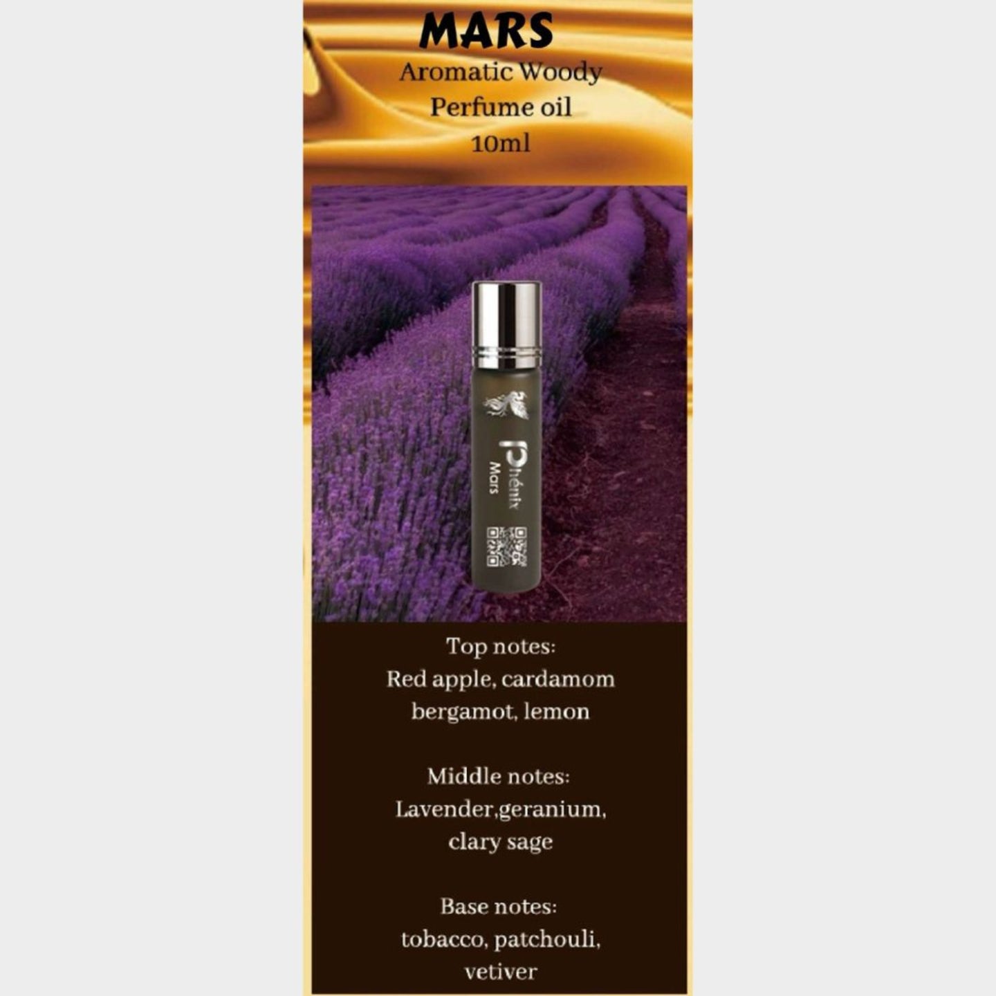 Oil Perfume For Men - Mars