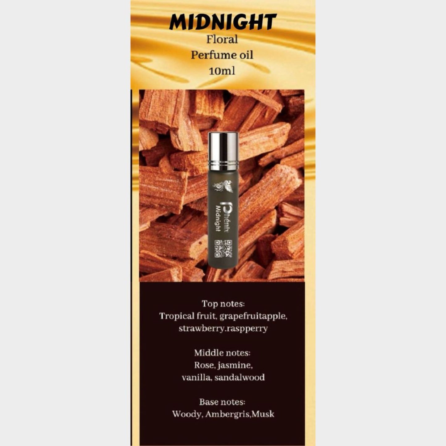Oil Perfume For Men - Midnight