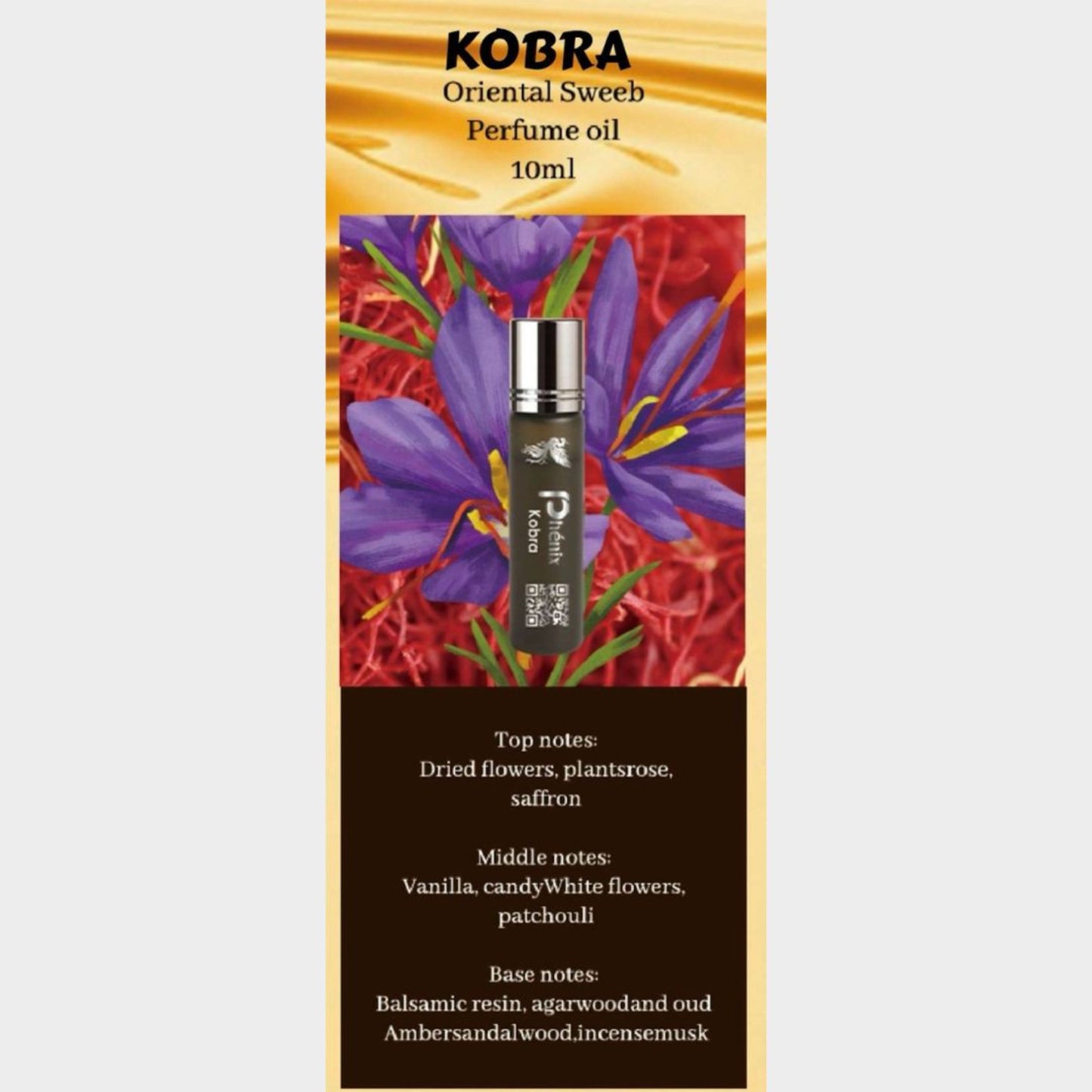 Oil Perfume For Men - Kobra